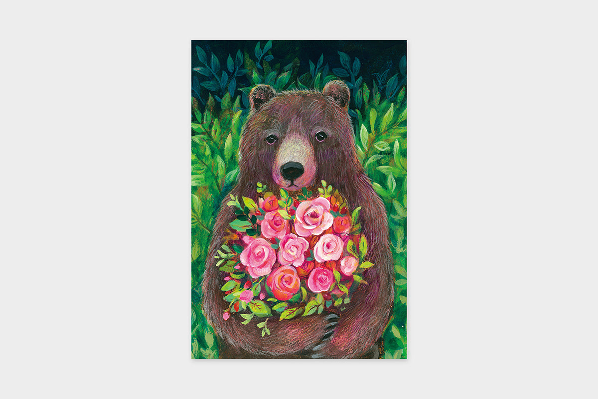 Art Touch Rumi Kawagoe Floral Pattern Postcards / TOUCH & FLOW