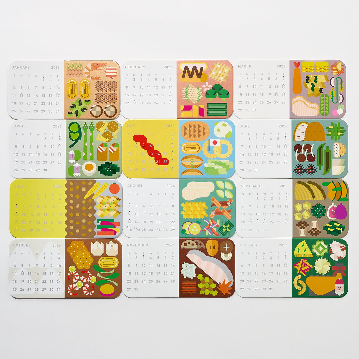 BENTO CALENDAR 2026 / ICHIKUDO - bungu