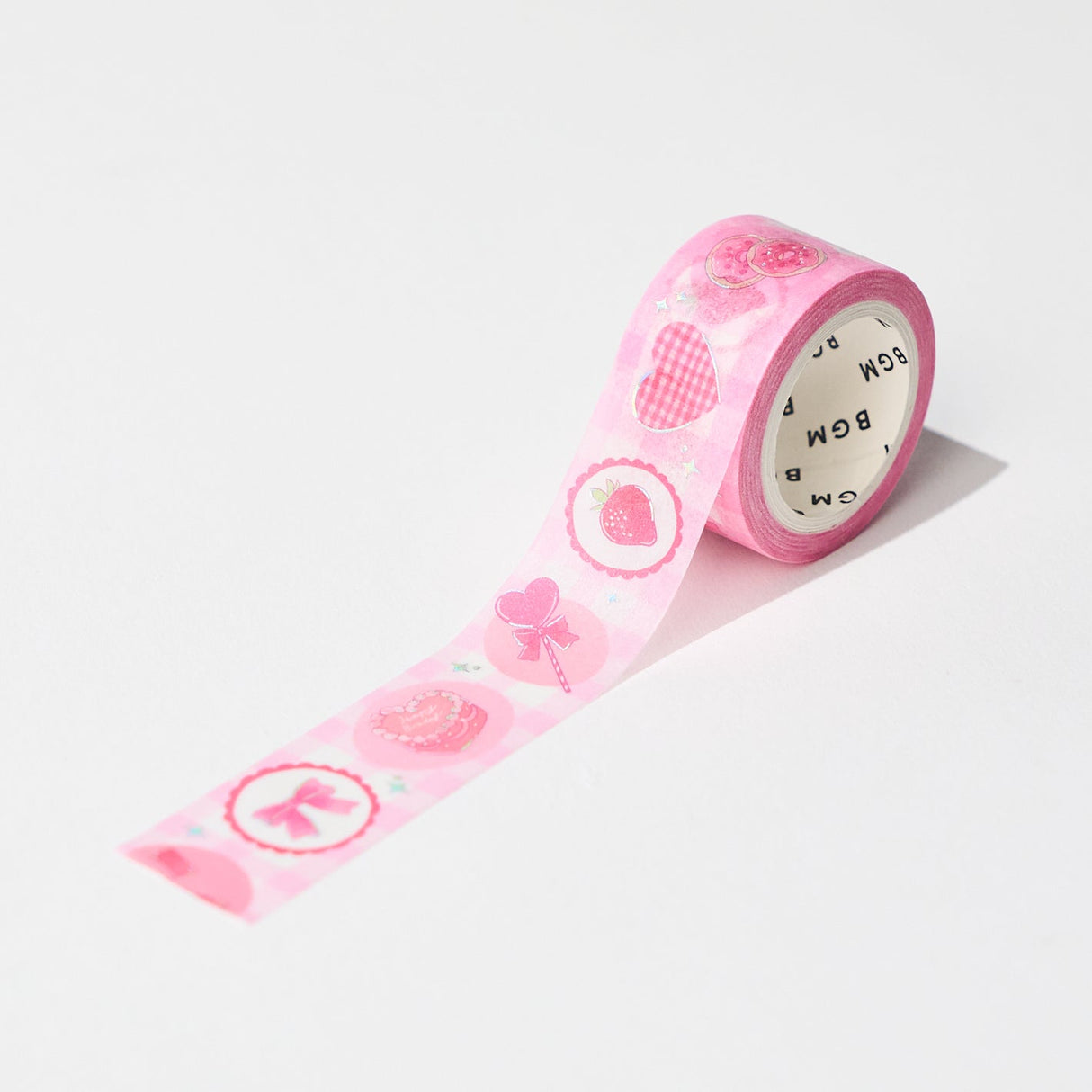 BGM Favorite Color Series 20mm Silver Foil Masking Tape / Background Music - bungu