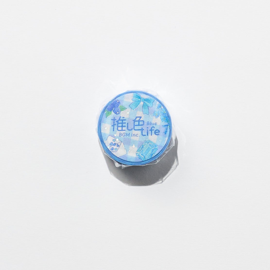 BGM Favorite Color Series 20mm Silver Foil Masking Tape / Background Music - bungu