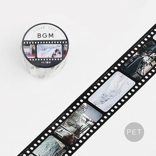 BGM Film Series 30mm Clear Masking Tape / Background Music - bungu