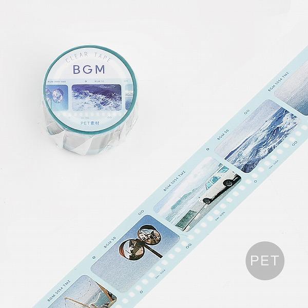 BGM Film Series 30mm Clear Masking Tape / Background Music - bungu