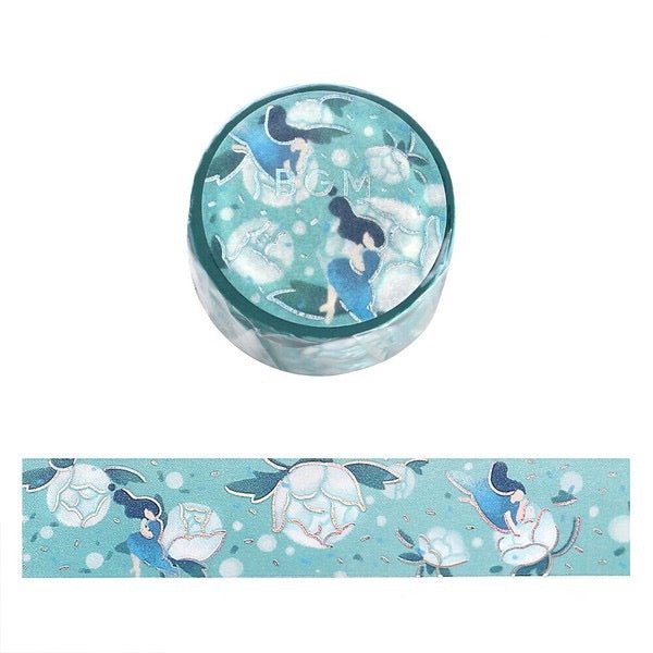 BGM Flower Tale Series 20mm Foil Masking Tape / Background Music - bungu