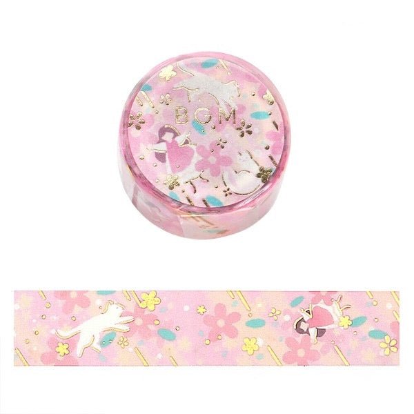 BGM Flower Tale Series 20mm Foil Masking Tape / Background Music - bungu