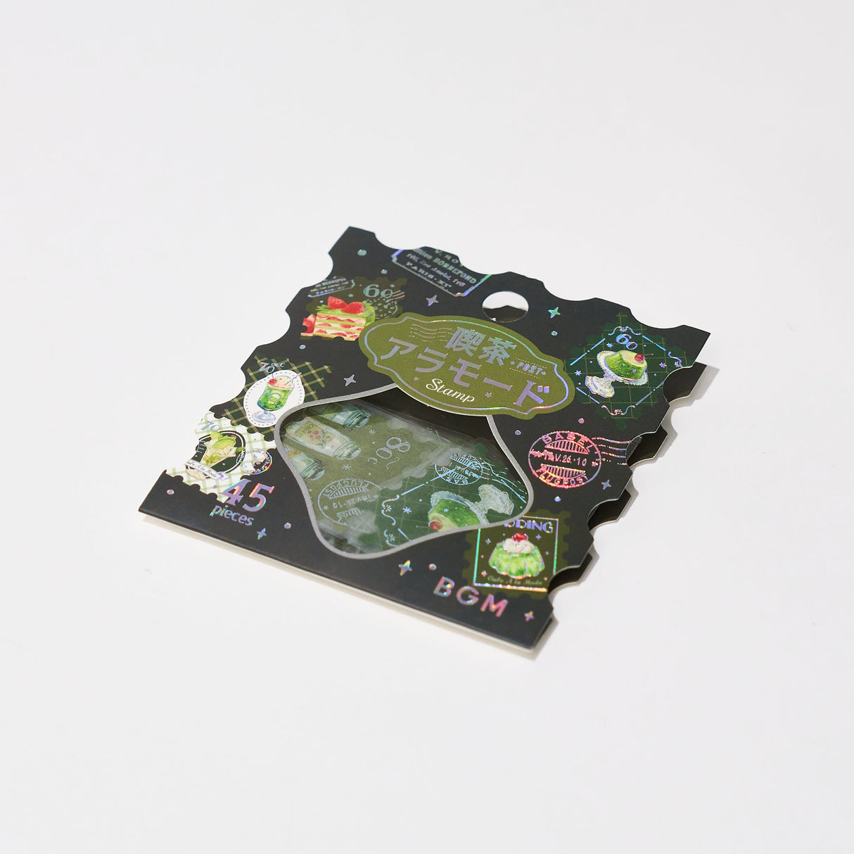 BGM Foil Stamping "Kissa A La Mode: Stamp" Flake Stickers / Background Music - bungu