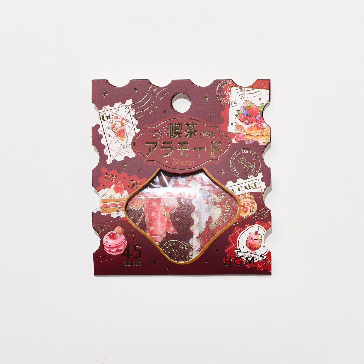 BGM Foil Stamping "Kissa A La Mode: Stamp" Flake Stickers / Background Music - bungu