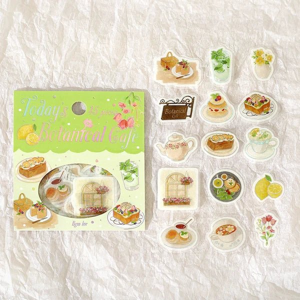 BGM Foil Stamping "Today's Cafe" Stickers / Background Music - bungu