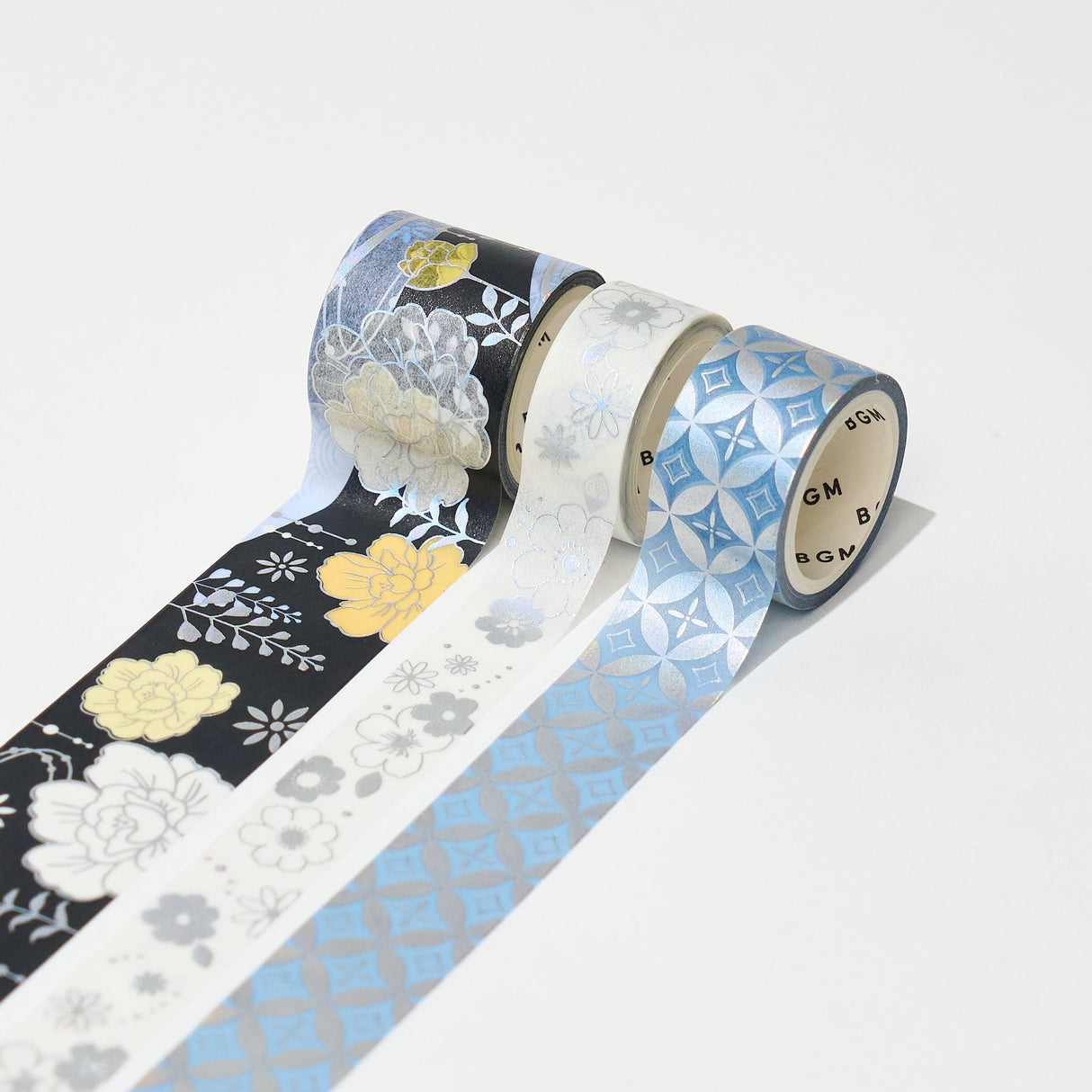 BGM Kimono Pattern Series Volume 2 Foil Masking Tape Set / Background Music - bungu