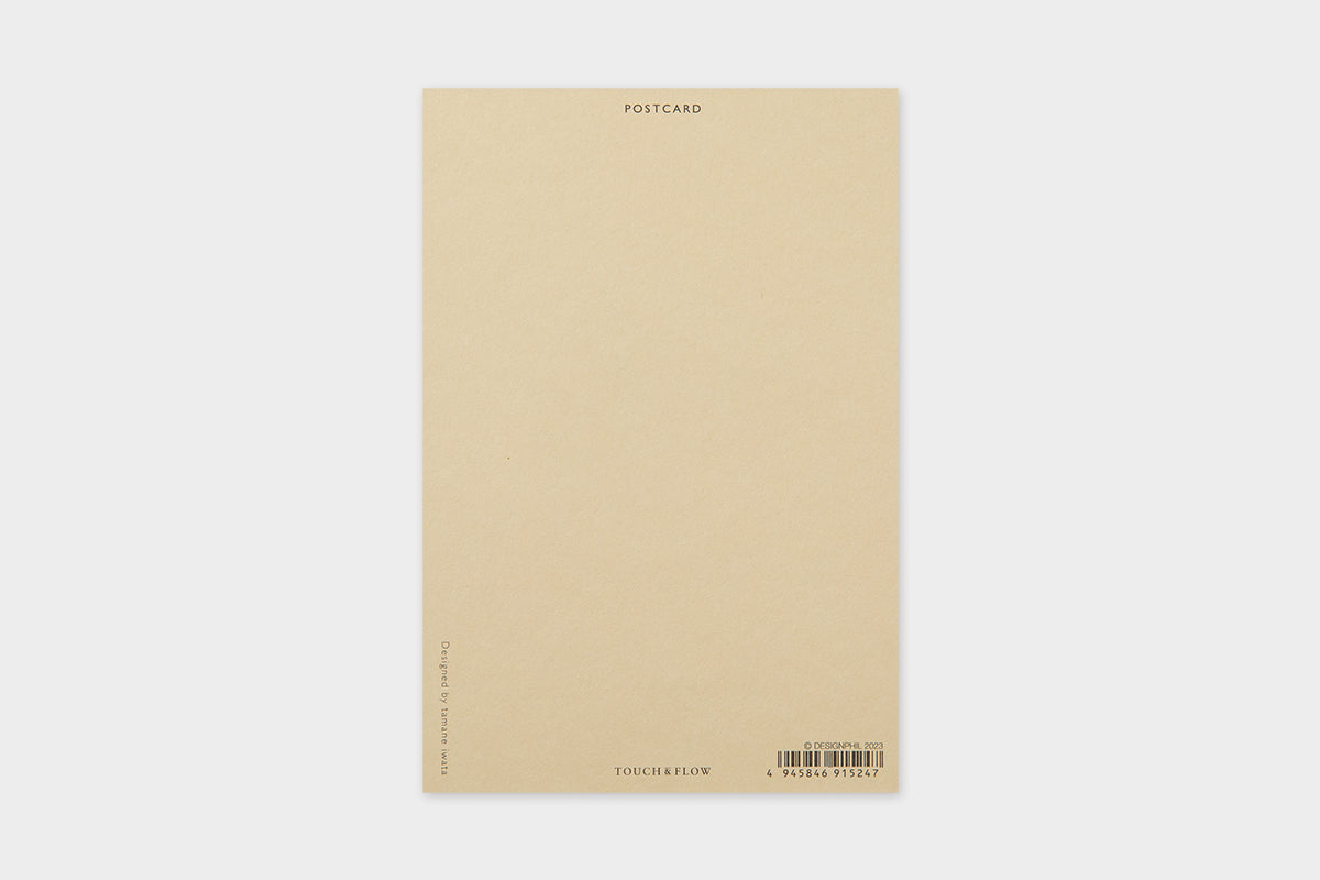 Art Touch Tamane Iwata Letterpress Postcard / TOUCH & FLOW