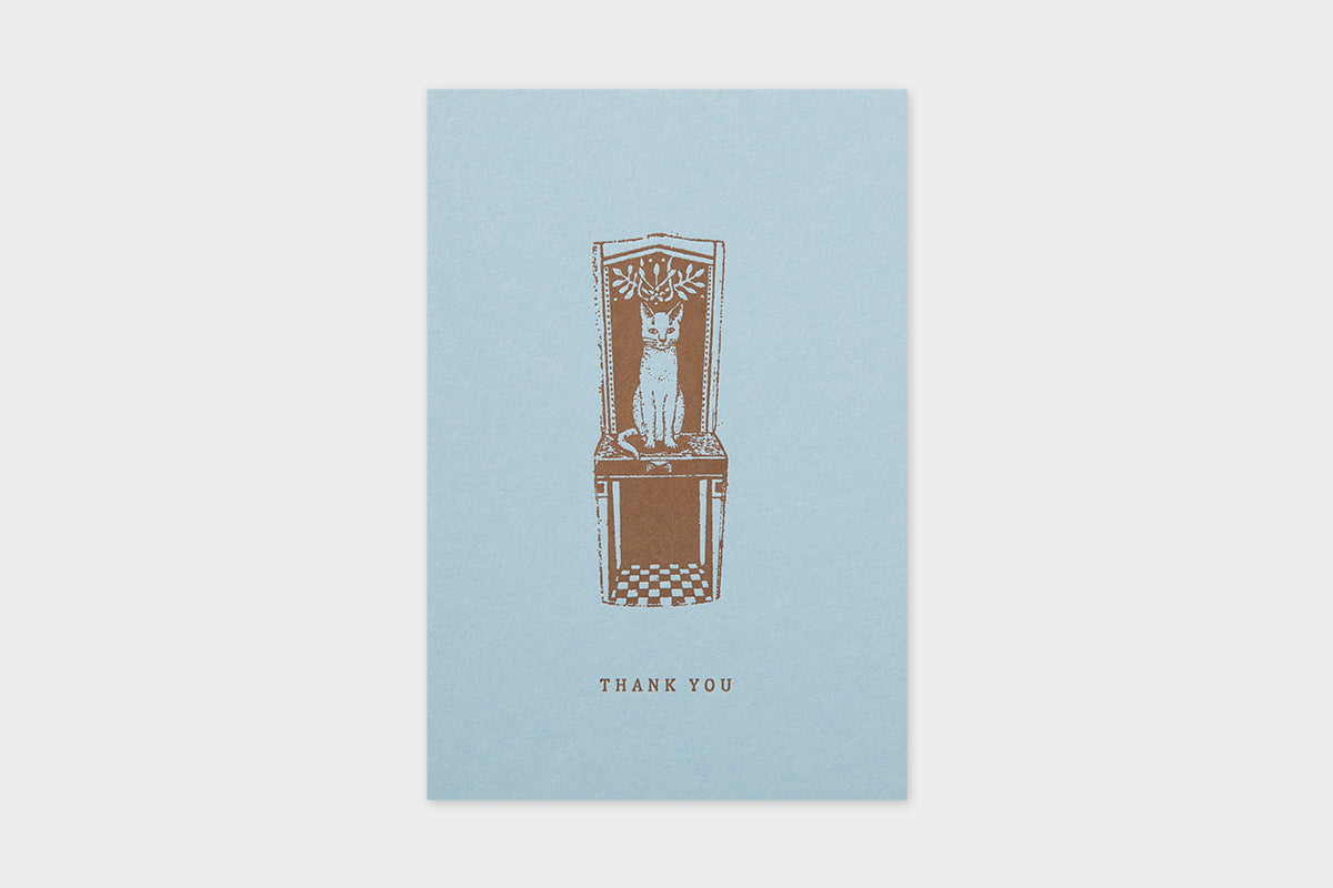 Art Touch Tamane Iwata Letterpress Postcard / TOUCH & FLOW