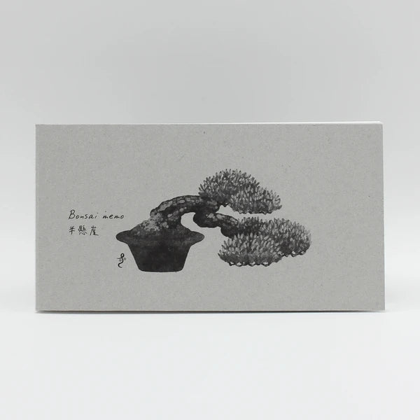 Bonsai Die - Cut Memo Pad / Marumo Printing Stationery - bungu