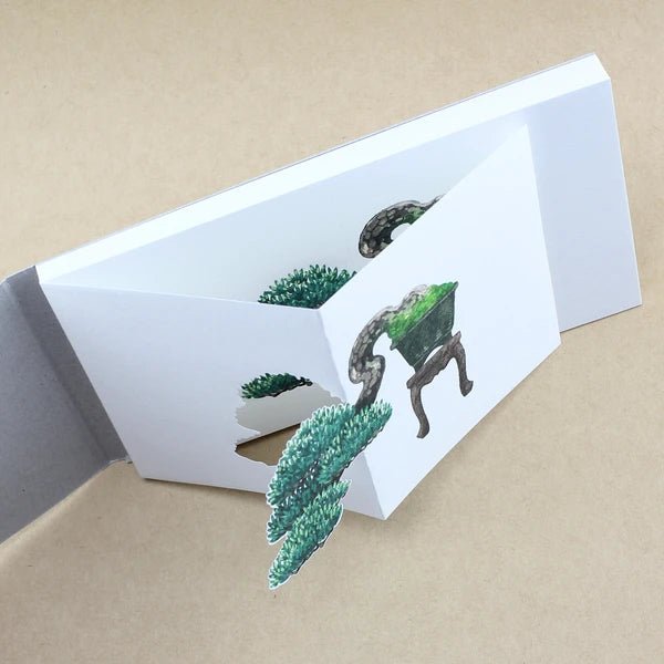 Bonsai Die - Cut Memo Pad / Marumo Printing Stationery - bungu