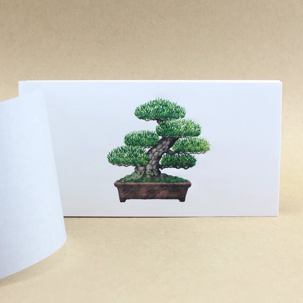 Bonsai Die - Cut Memo Pad / Marumo Printing Stationery - bungu