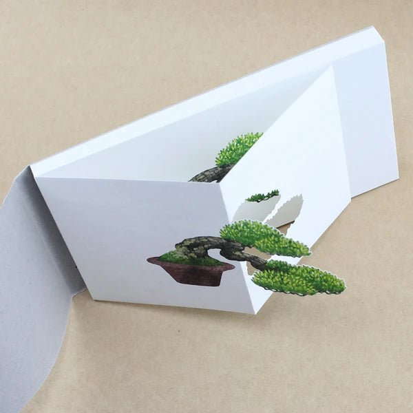 Bonsai Die - Cut Memo Pad / Marumo Printing Stationery - bungu