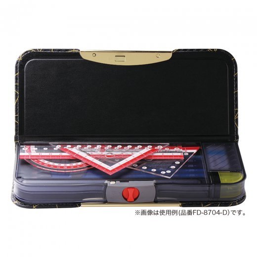 Brave Al-lock Pencil Case Double-Sided Slim Polygon / Sonic - bungu