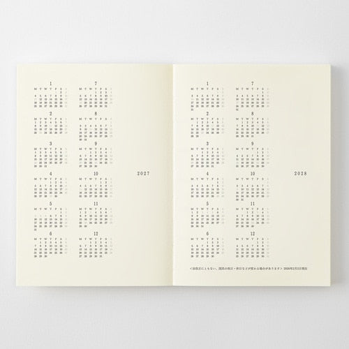 MD Notebook Diary 2027 / MD PRODUCT