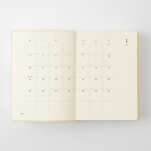 MD Notebook Diary 1 Day 1 Page 2027 / MD PRODUCT