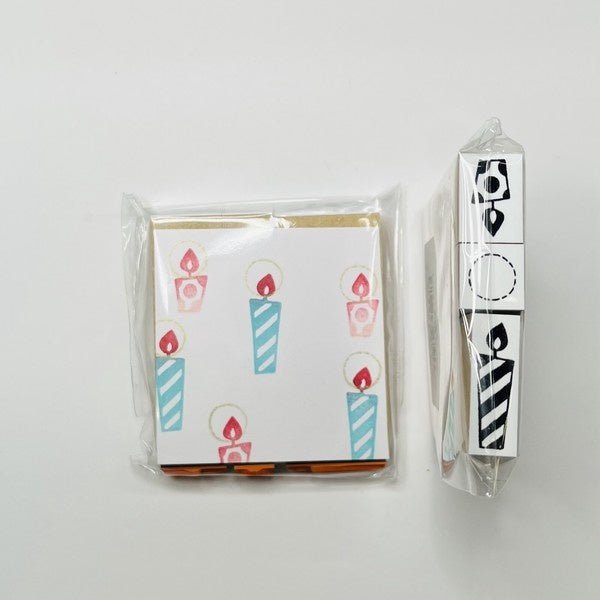 Candle Wood Stamp Set of 3 / Morita Inbou - bungu