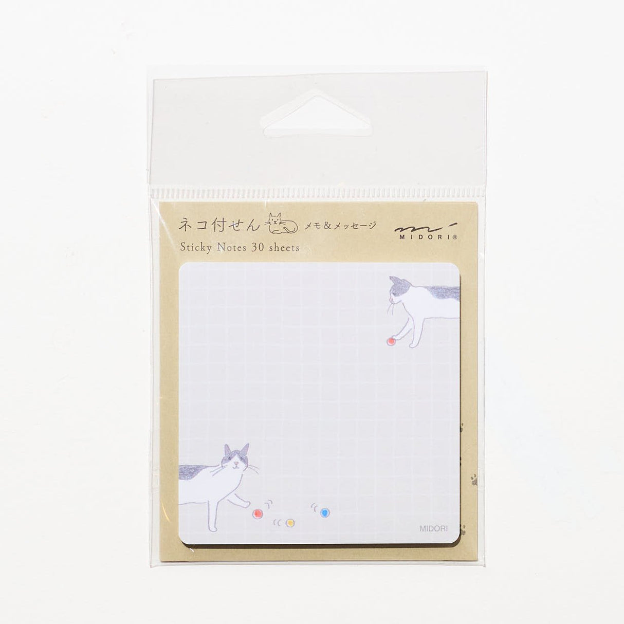 Cat and Dog Message Sticky Notes / Midori DESIGNPHIL - bungu