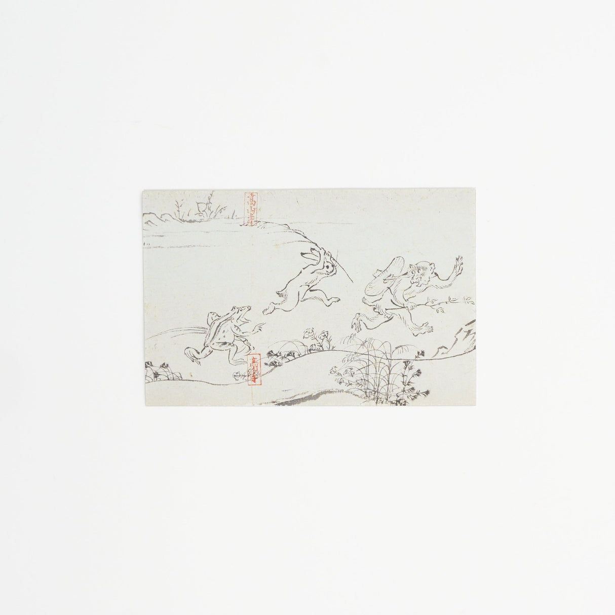 Choju Jinbutsu Giga Monkey Chase Phone Sticker / Benrido - bungu