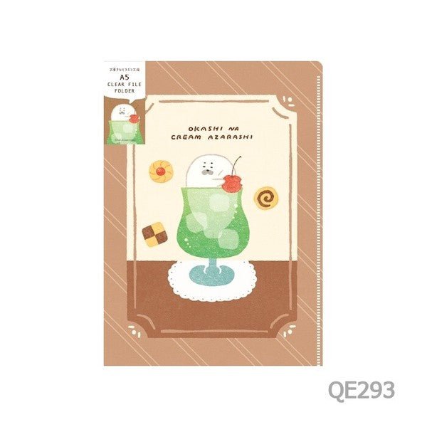Clear File 2-Pack Okashi na Doubutsu Kobo / Furukawashiko - bungu