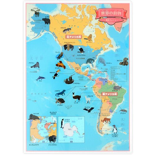 Clear File World Series 4 - Sheet Set / Tokyo Cartographic - bungu