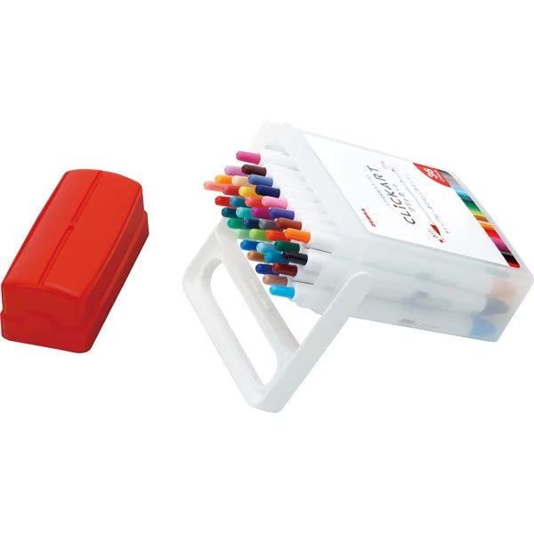 Clickart Water - Based Markers 36 Color Set / Zebra - bungu