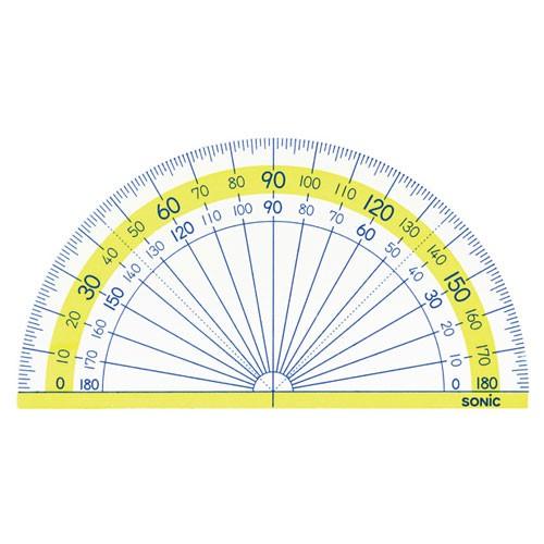 Fun Learning Protractor 9cm / Sonic