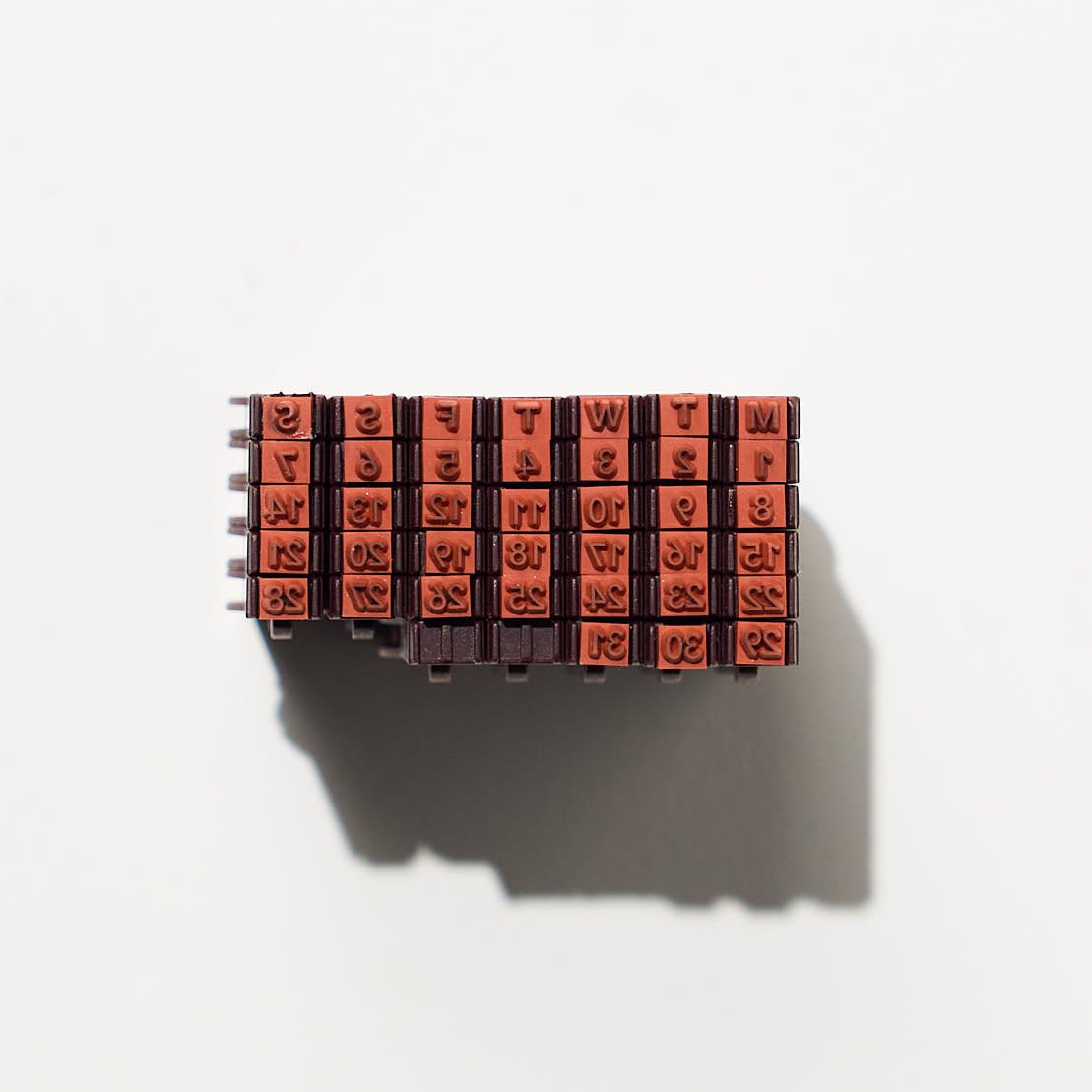 Connected Calendar Stamp / Shachihata - bungu