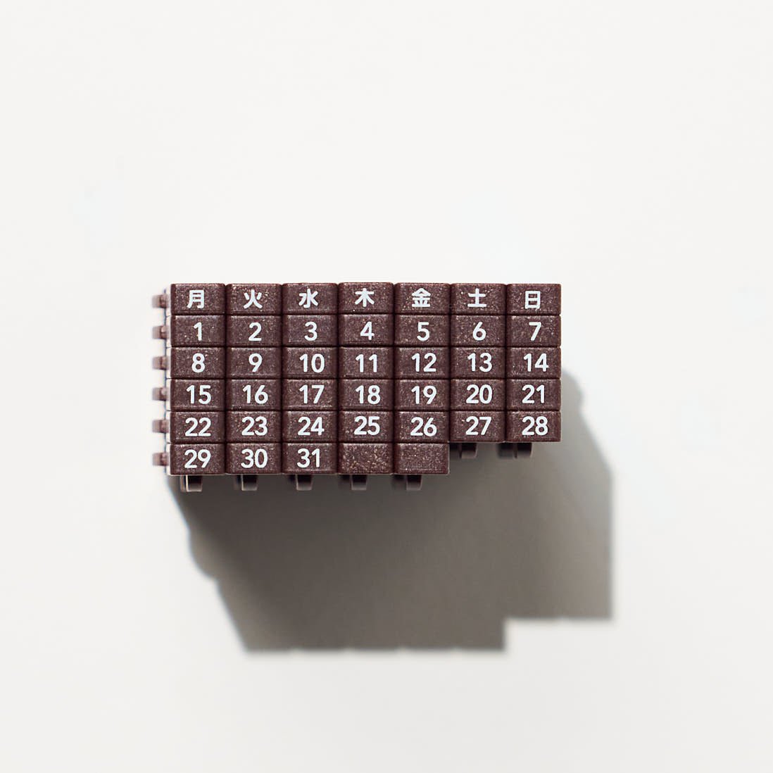 Connected Calendar Stamp / Shachihata - bungu