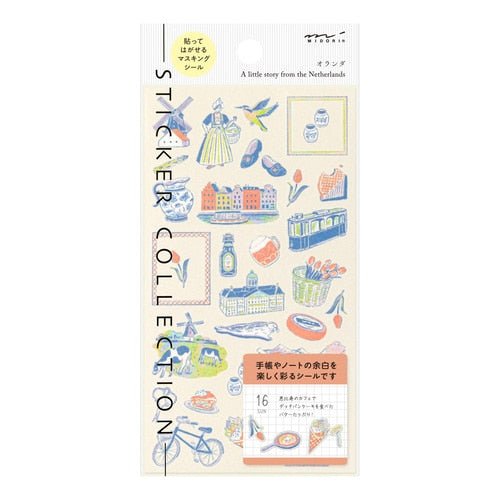 Country Pattern Stickers / MIDORI - bungu