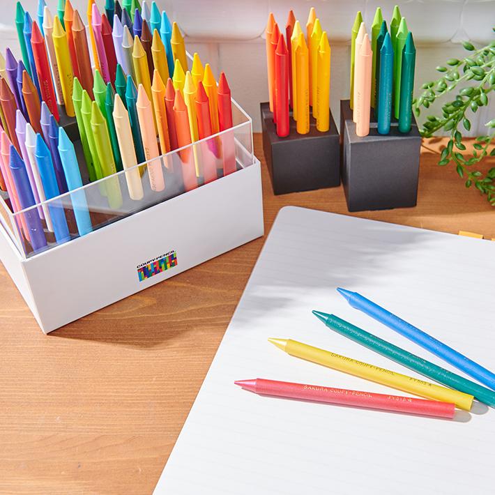 COUPY CRAYON PENCIL Cube Box 72 Colors / SAKURA - bungu