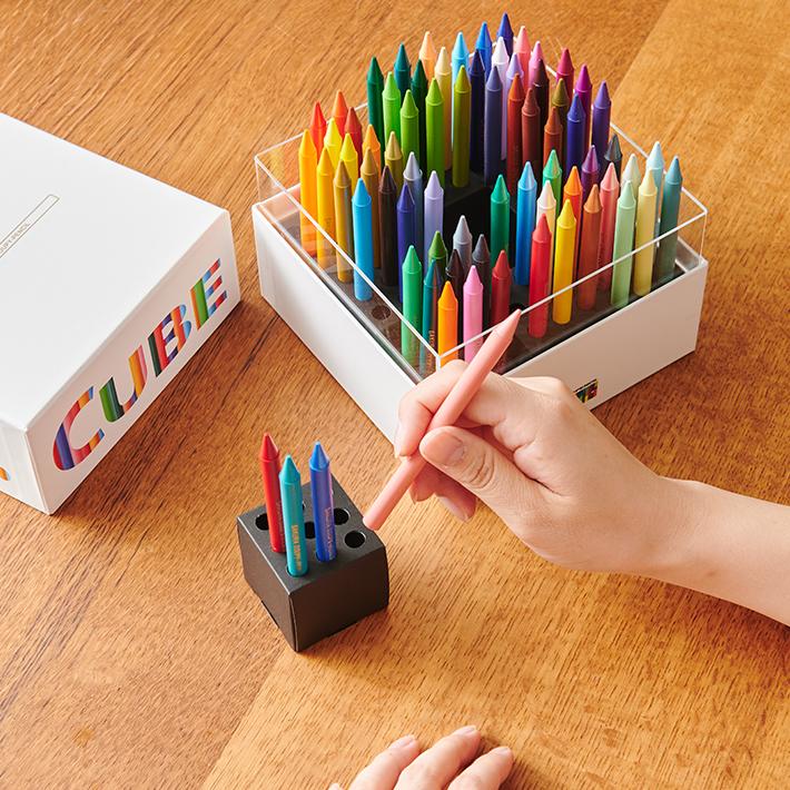 COUPY CRAYON PENCIL Cube Box 72 Colors / SAKURA - bungu