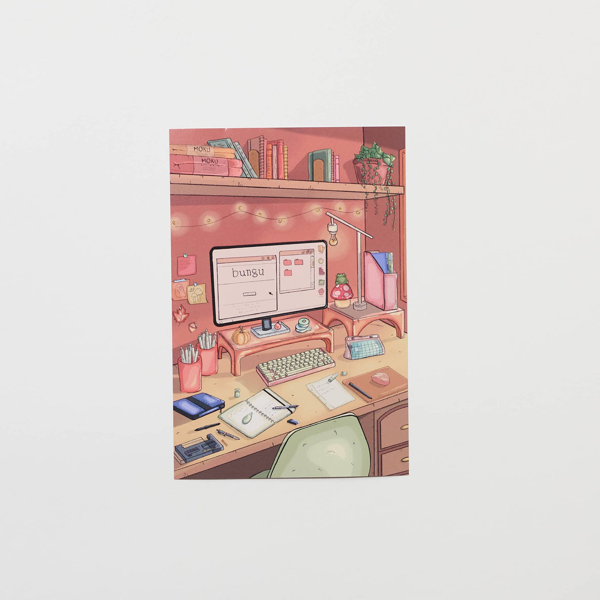"Cozy Corner" Postcard by Catherine / bungu - bungu