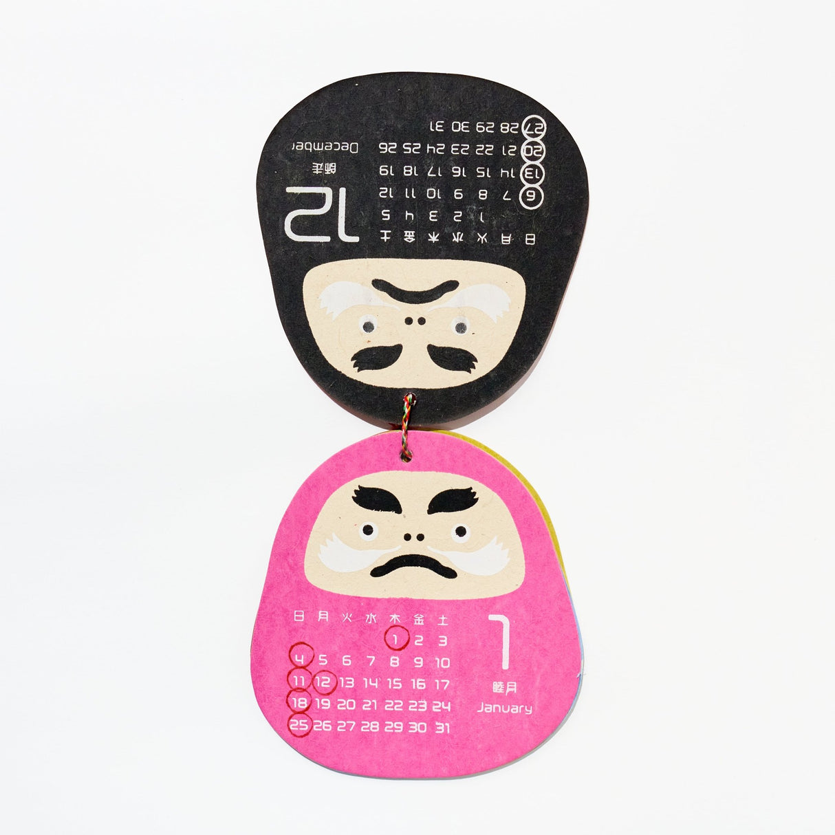 Daruma Calendar 2026 Designed by Kaya / Amina Collection Co., Ltd - bungu