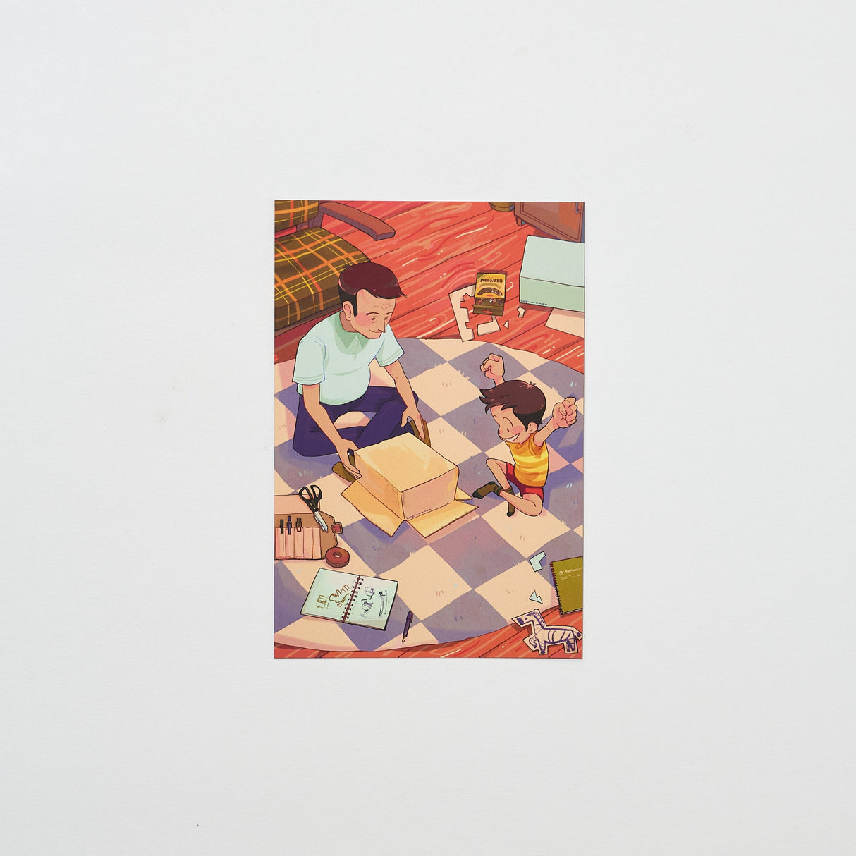 "Dear Dad" Postcard by Alithia / bungu - bungu