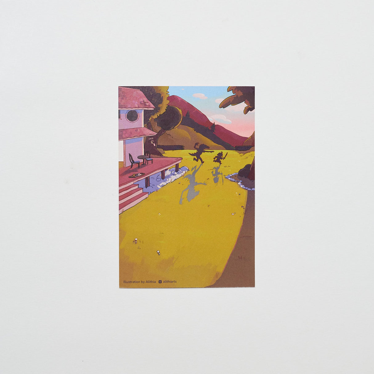 "Dear Dad" Postcard by Alithia / bungu - bungu