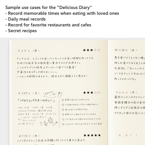 Delicious Diary / Midori DESIGNPHIL - bungu