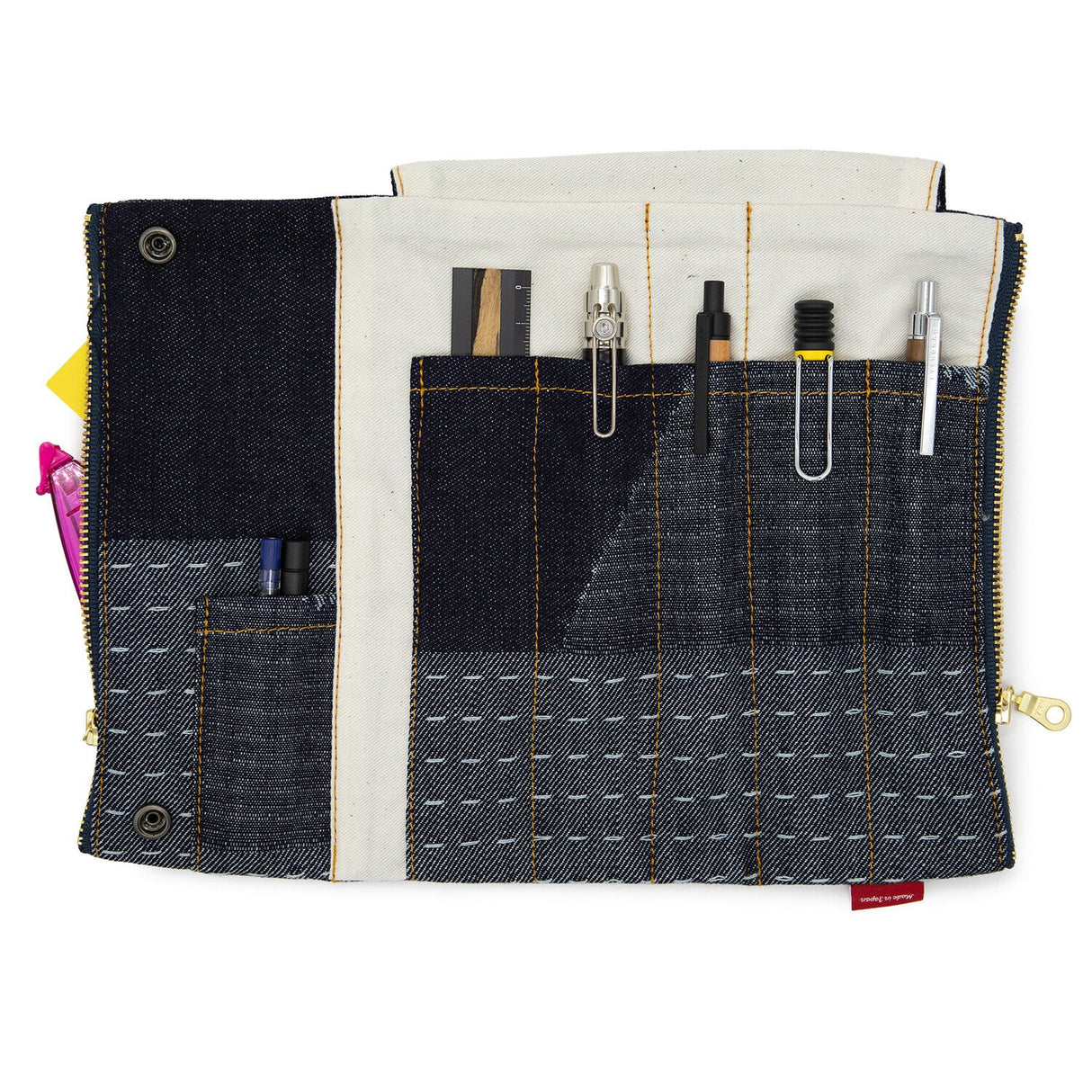 Denim Bendy Pen Case Essential / Luddite - bungu