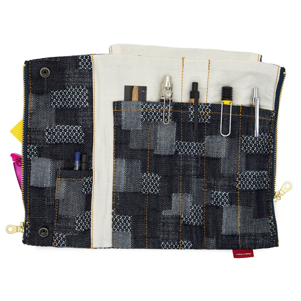 Denim Bendy Pen Case Essential / Luddite - bungu