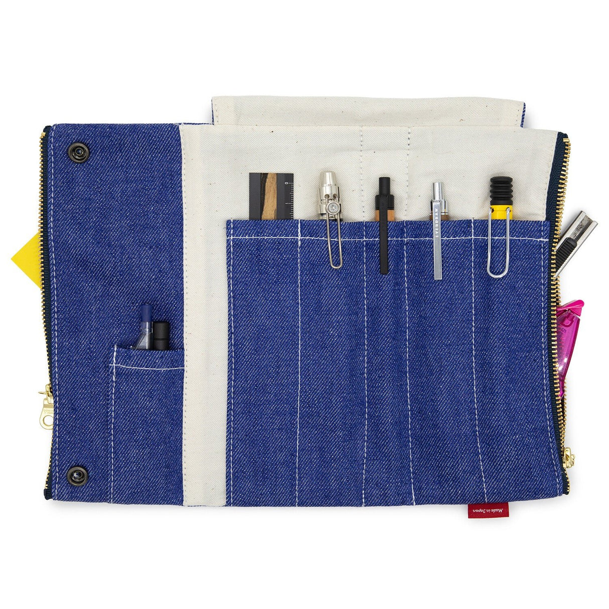 Denim Bendy Pen Case Essential / Luddite - bungu