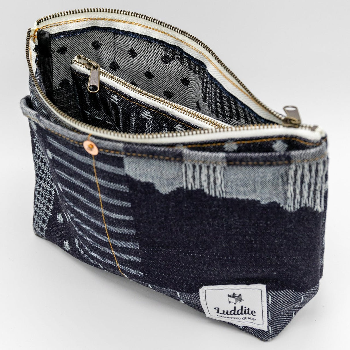 Denim Boat Pouch / Luddite - bungu