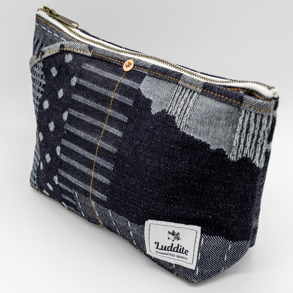 Denim Boat Pouch / Luddite - bungu