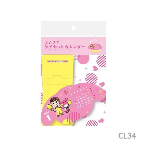 Die-Cut Desk Calendar 2027 / Furukawashiko - bungu