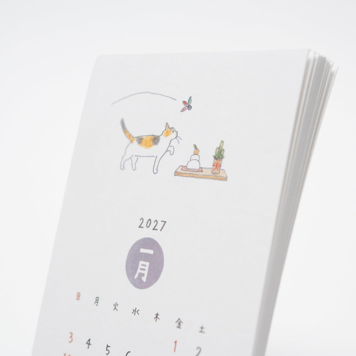 Dog and Cat Stand Calendars 2027 / MIDORI - bungu