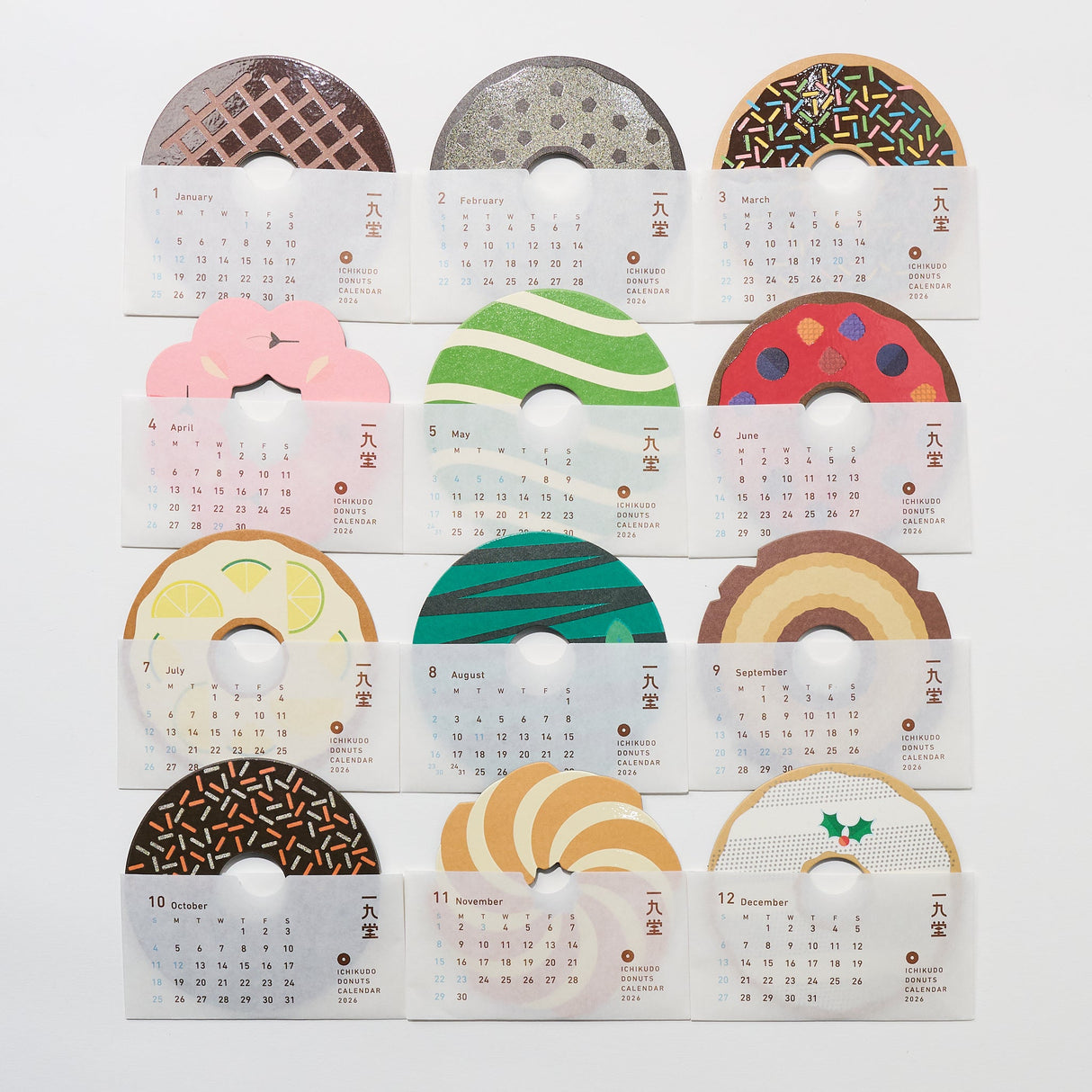 DONUTS CALENDAR 2026 / ICHIKUDO - bungu