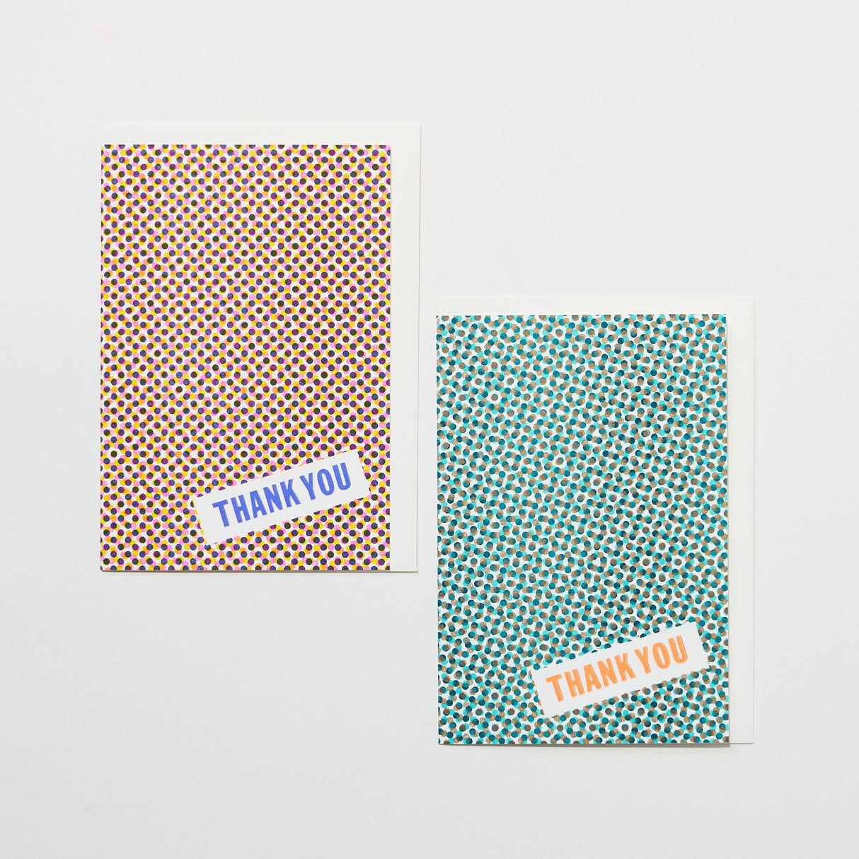 DOT Thank You Card / Letterpress Letters - bungu
