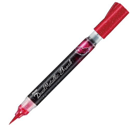 Dual Metallic Brush Marker / Pentel - bungu