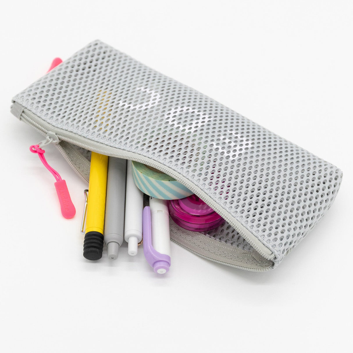 Durable Mesh Flat Pen Case 3 / Luddite - bungu