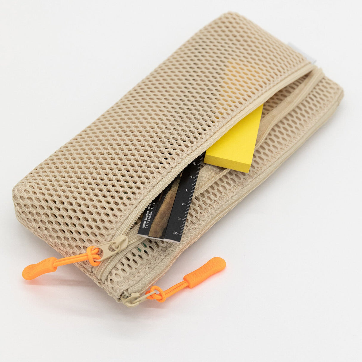 Durable Mesh Flat Pen Case 3 / Luddite - bungu